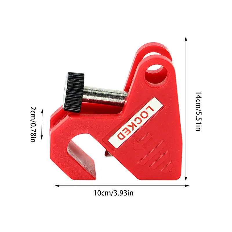 Circuit Breaker Lockout Device Electric Air On-Off Lock Home Distribution Box Lockout Isolation Device เพื่อความปลอดภัยจากโรงงาน
