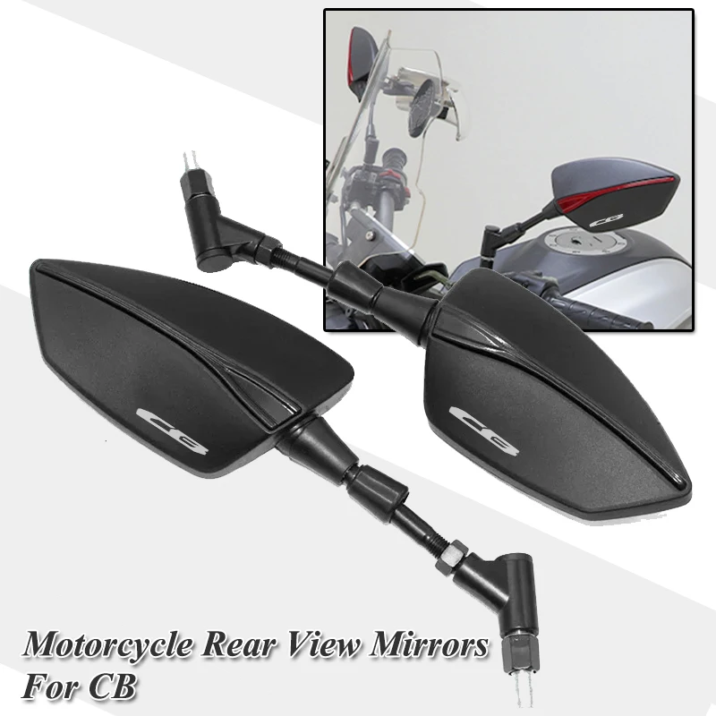 For Honda CB CB300F CB400X CB400F CB500X CB500F CB650F Motorcycle Rearview Left Right Rear View Mirrors