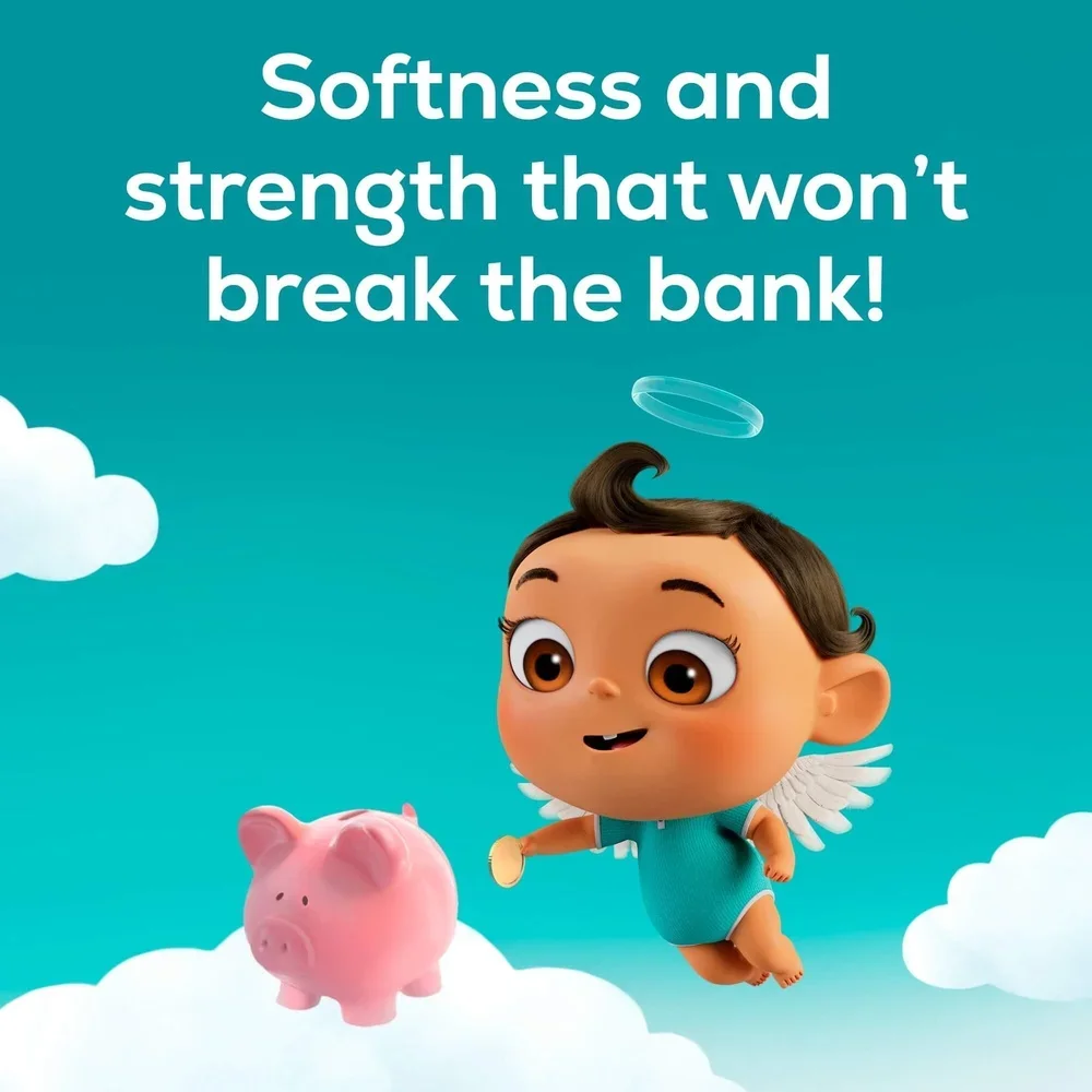 2 طبقة من ورق التواليت ميجا رولز 12 لفات 320 ورقة ناعمة قوية مثقوبة صيبتية آمنة غير معطرة طويلة الأمد منزلية أساسية