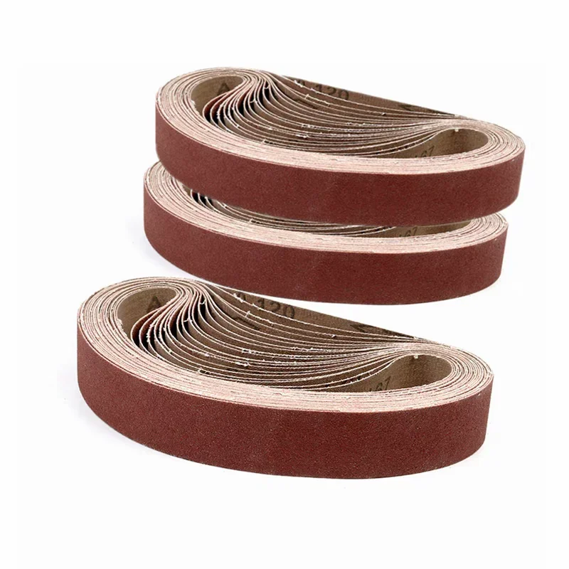 5Pcs 25x762mm Sanding Belt For Metal, Wood 1\