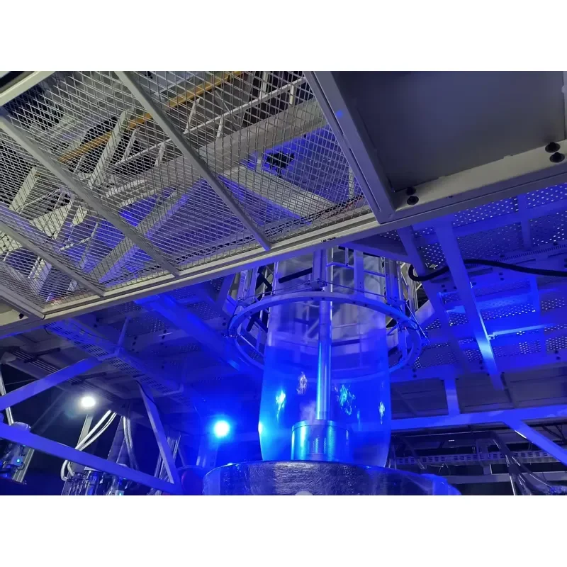 Jiusheng LDPE HDPE LLDPE Shrink Film 3 Layer Co-extrusion Blown Film Machine Steel High-Accuracy