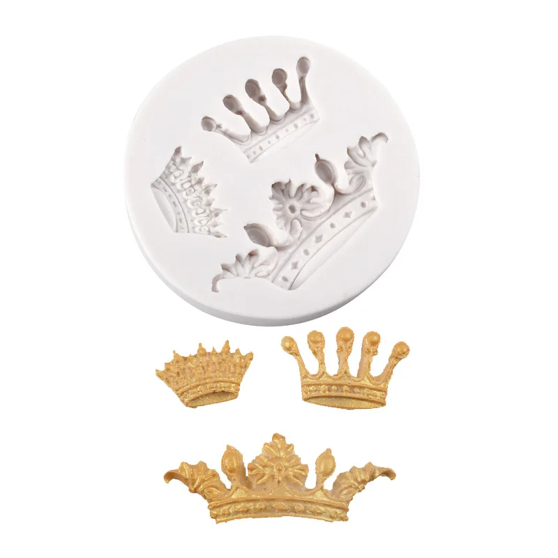 Creative Mini Crown Silicone Mold Diy Cake Decoration Tool Practical Cake Chocolate Mold Baking Accessories Tools