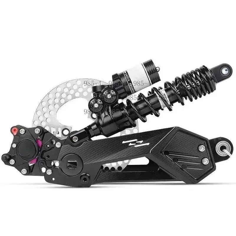 E80c N M Series Modified Brake Set, No.9 Flat Fork Disc Brake Kit with Rear Wheels Accessories