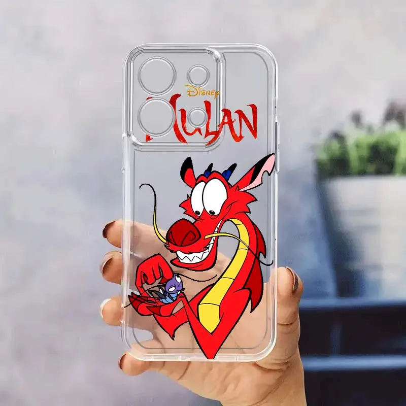

Disney Mulan Dragon Cool For Xiaomi Redmi 14C 13C 13 12C 11A 10A K70 K60 K50 K40 K30 K20 Translucent Phone Case