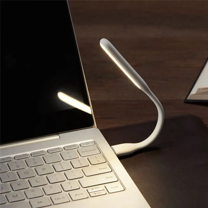USB Mini Desktop Mini Fan with Light Energy-Saving LED Light, Black CAA