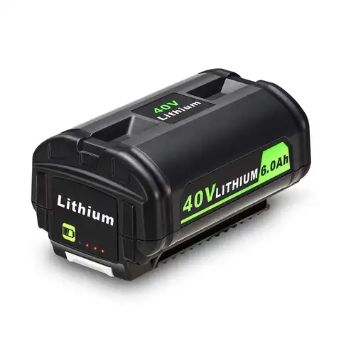 40V 6.0Ah แบตเตอรี่สําหรับ Ryobi 40V แบตเตอรี่,ความจุสูง 40 โวลต์แบตเตอรี่ลิเธียมสําหรับ RYOBI OP4040 OP40201OP4026 OP4030 OP4050