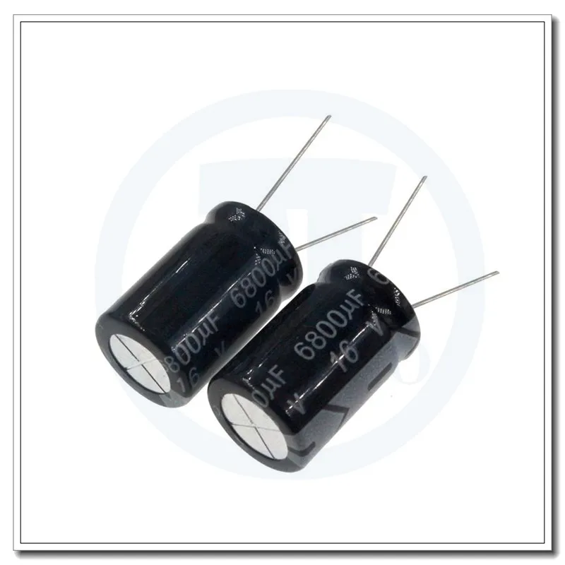 

6800UF16V 16V6800UF 6800MFD 16Volts 16x25mm Радиальные алюминиевые электролитические конденсаторы