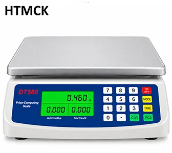 HTMCK Electronic Scale 30KG /1G High-Precision LCD Digital Scale Kitchen Weighing Platform Scale Food Scales