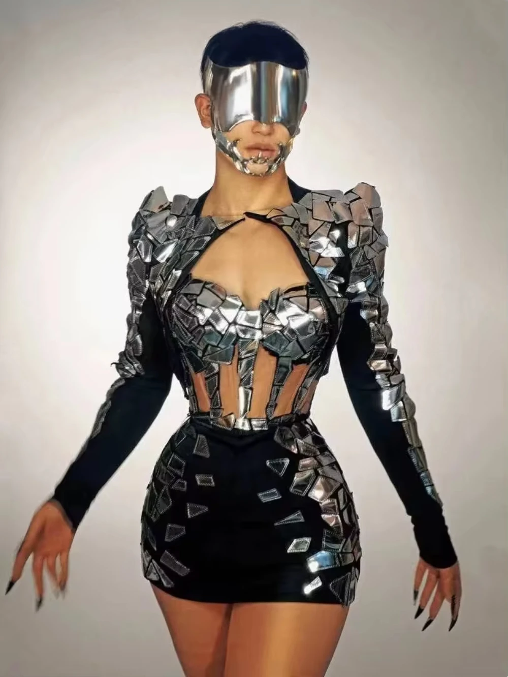 Spiegel Kostüm Gothic Cosplay Halloween -AliExpress