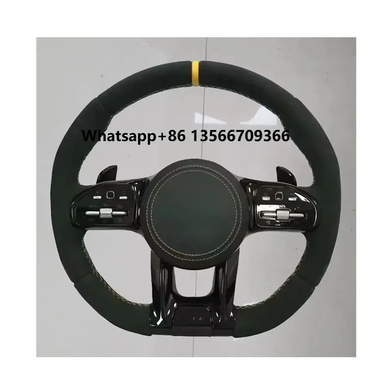 

For Benzs AMG C190 W117 W166 W177 W197 W205 W213 W216 W217 W218 W222 W253 W257 W463 W464 GLE G63 C63 Car Steering Wheel