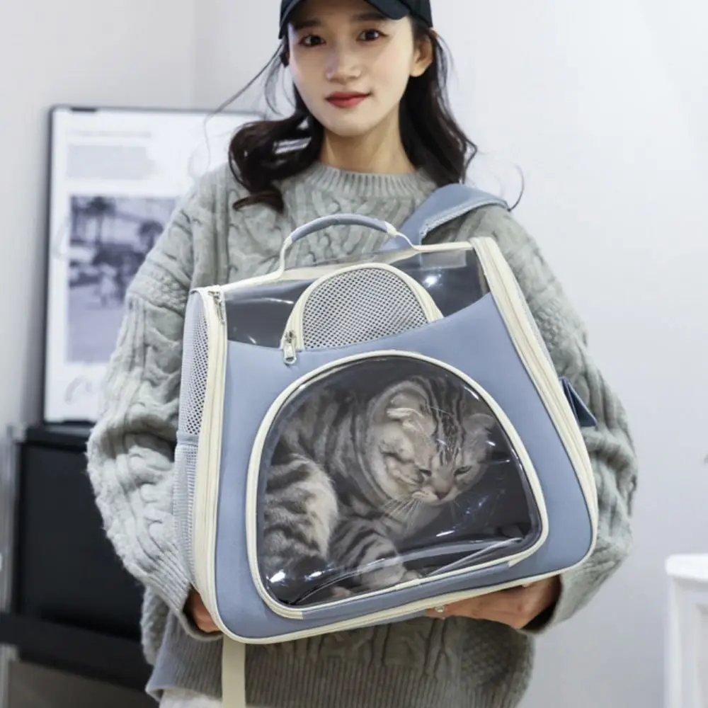 

Portable Large Capacity Pet Carry Backpack Waterproof Foldable Cat Carrier Bag Foul-proof Pet Backpack Bag Cats Accessories