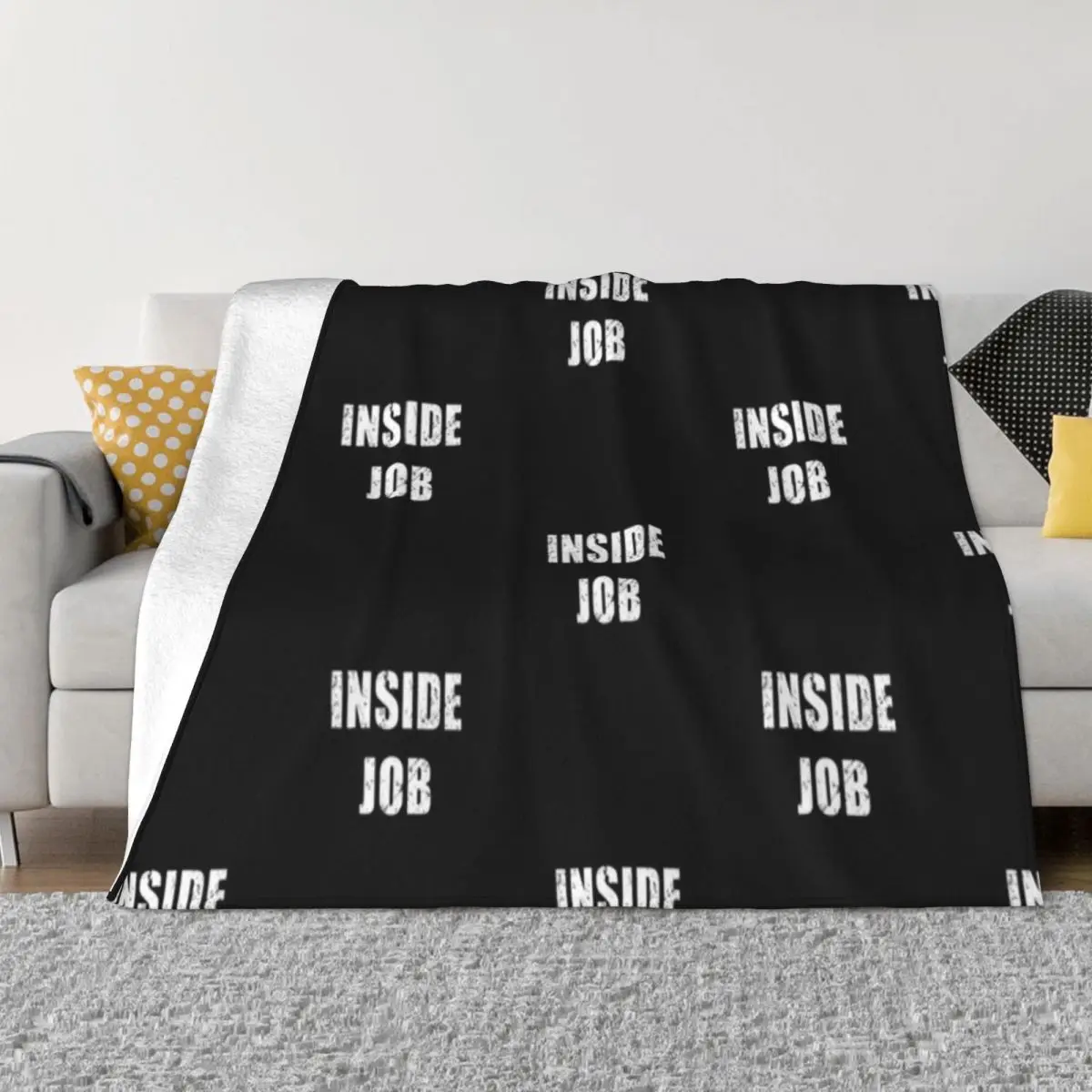 Inside Job - Regalo Personalizado para Padres, Manta de Microfelpa Ultrasuave y de Alta Calidad