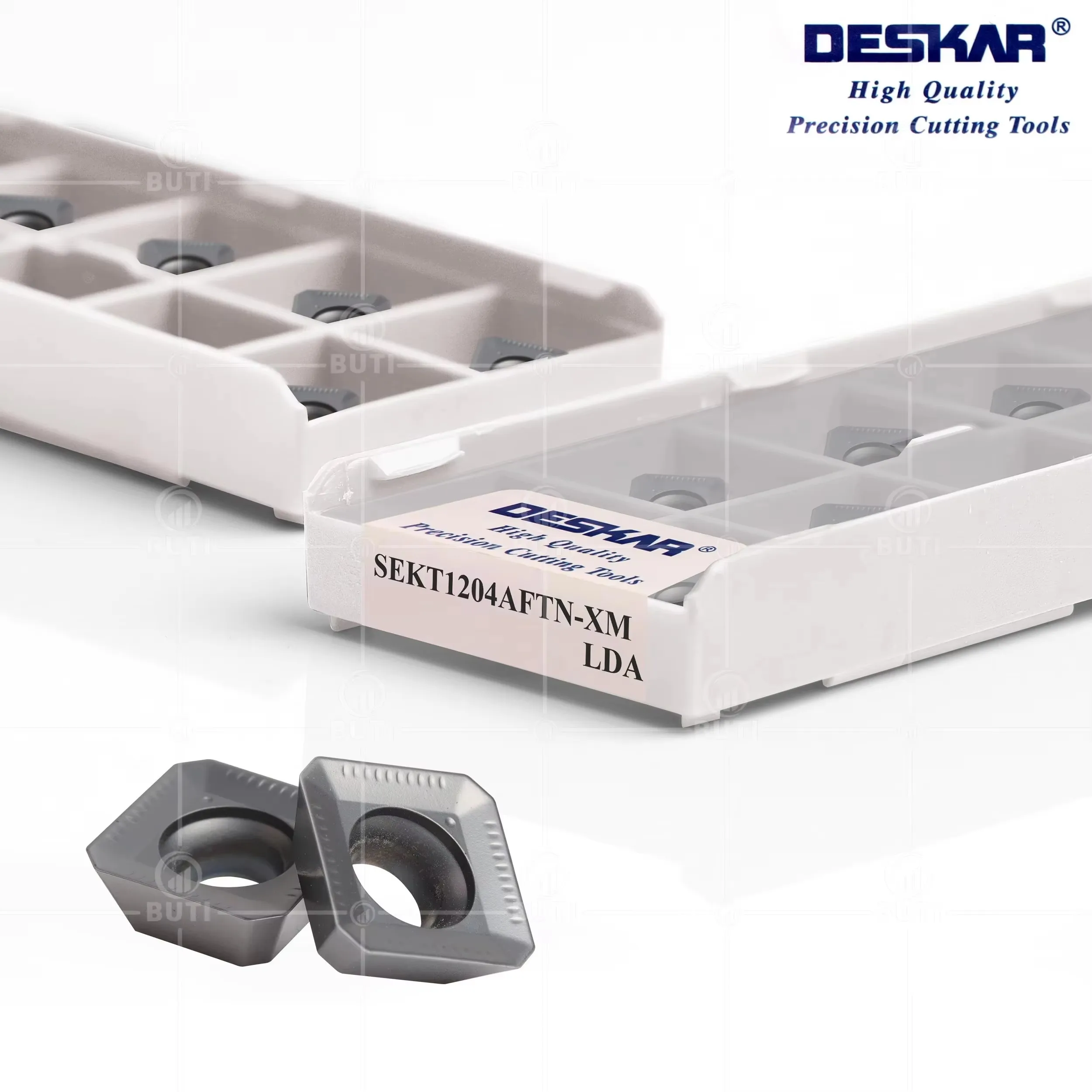 SEKT1204AFTN-XM LF6018 LDA DESKAR Square Lathe Milling Inserts SEKT 100% Original Stainless Steel Universal Material Processing