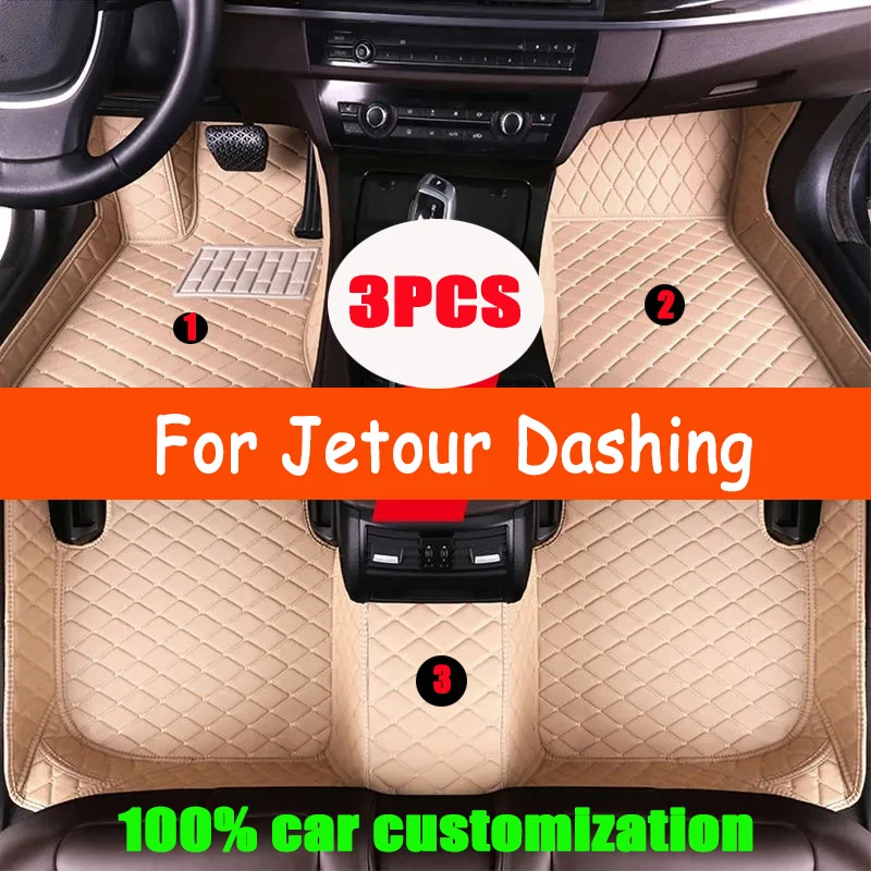 

Car Floor Mats For Jetour Dashing 2022 2023 2024 Custom Auto Foot Pads Automobile Carpet Cover Interior Accessories