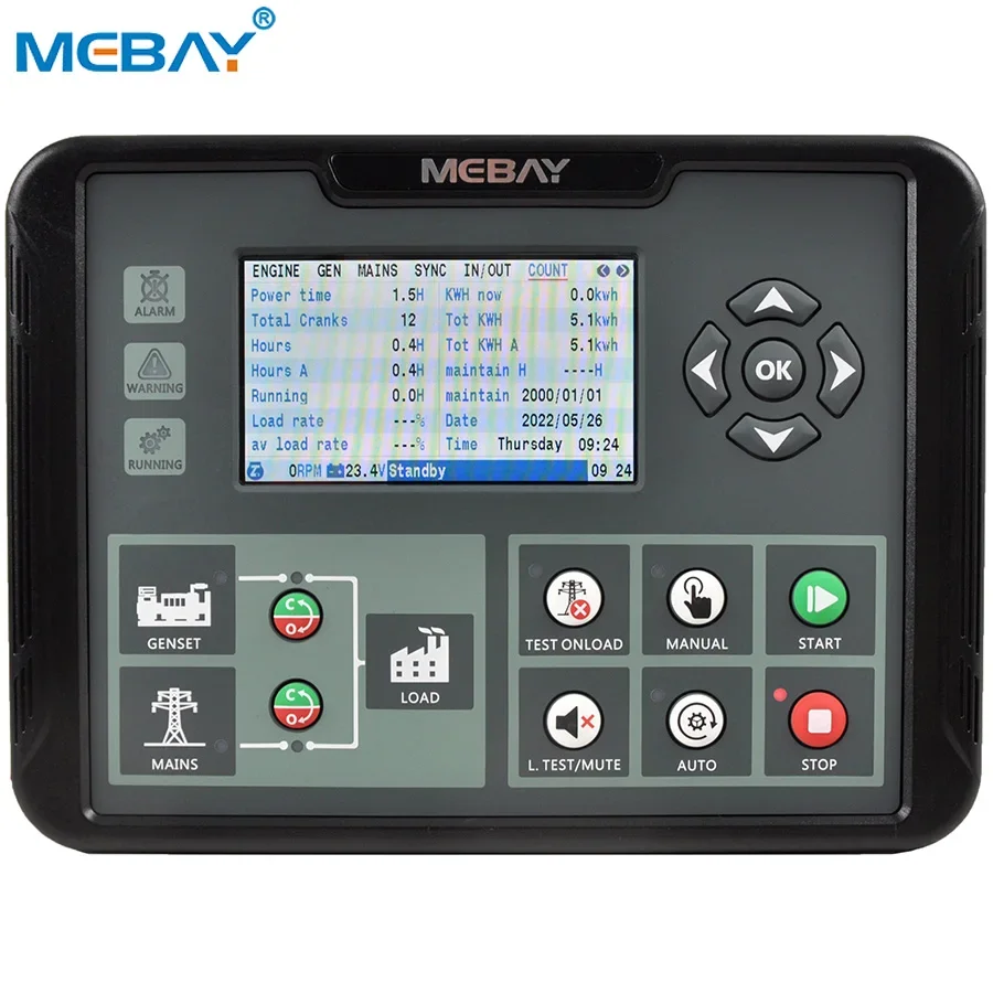 Mebay DC102D Synchronising & Load Sharing Generator Controller Parallel Control Module Replace DSE8620