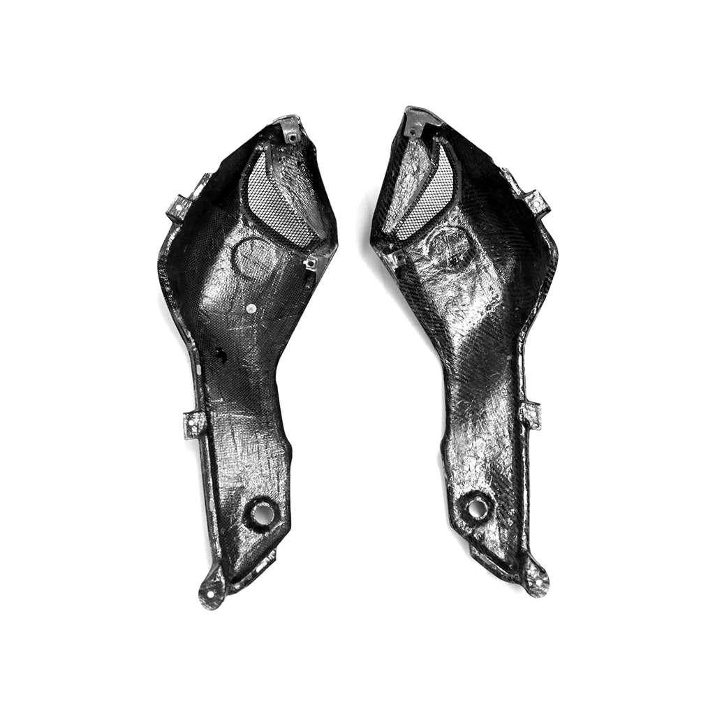 Motocicleta 3K fibra de carbono painel de entrada de ar lateral superior, proteção para Yamaha MT 07, FZ 07, MT07, FZ07, 2014-2017