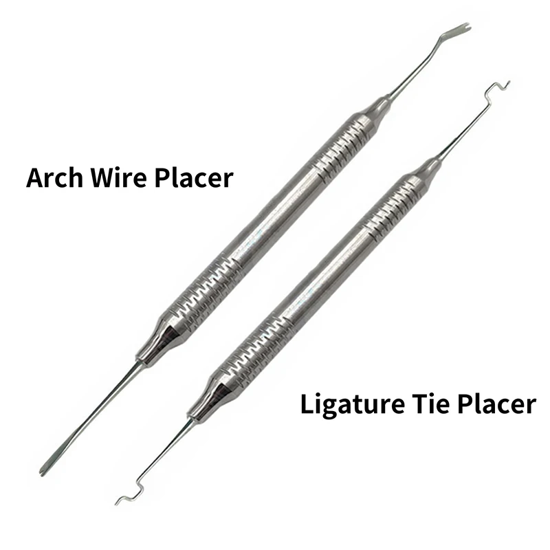 

Dental Orthodontic Archwire Placer Dental Ligature Tie Placer Tool Twirl-on Module Arch Wire Placement Ligation Ring Holder