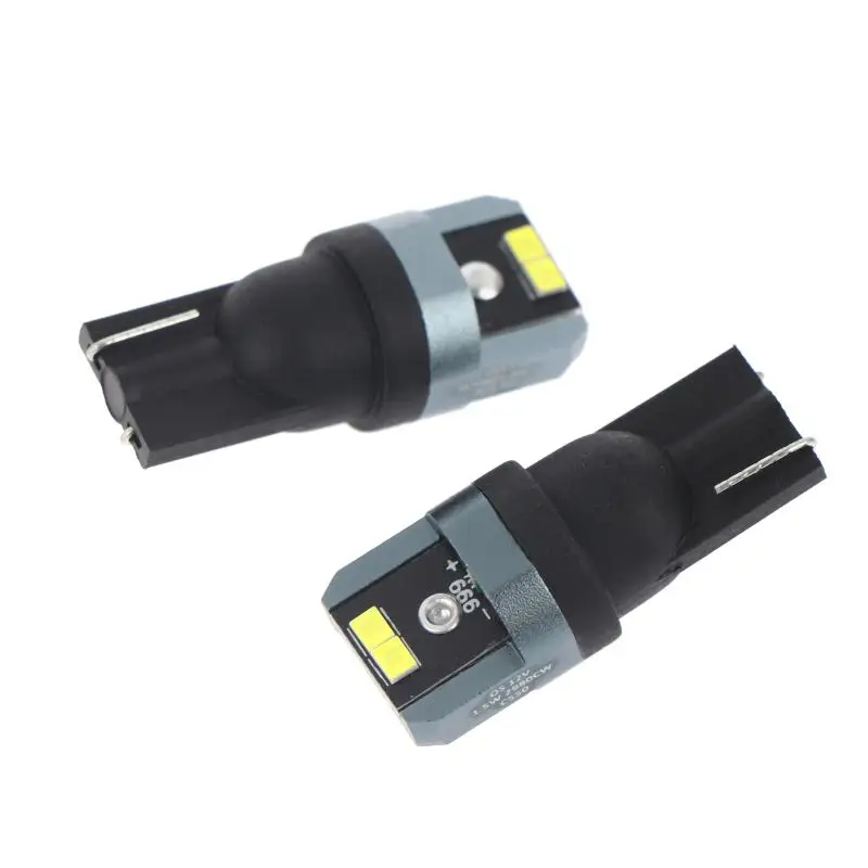LED T10 W5W Bulb 6000K White Reading Interior Car Light High Lumen Output Door Lamp Replacement