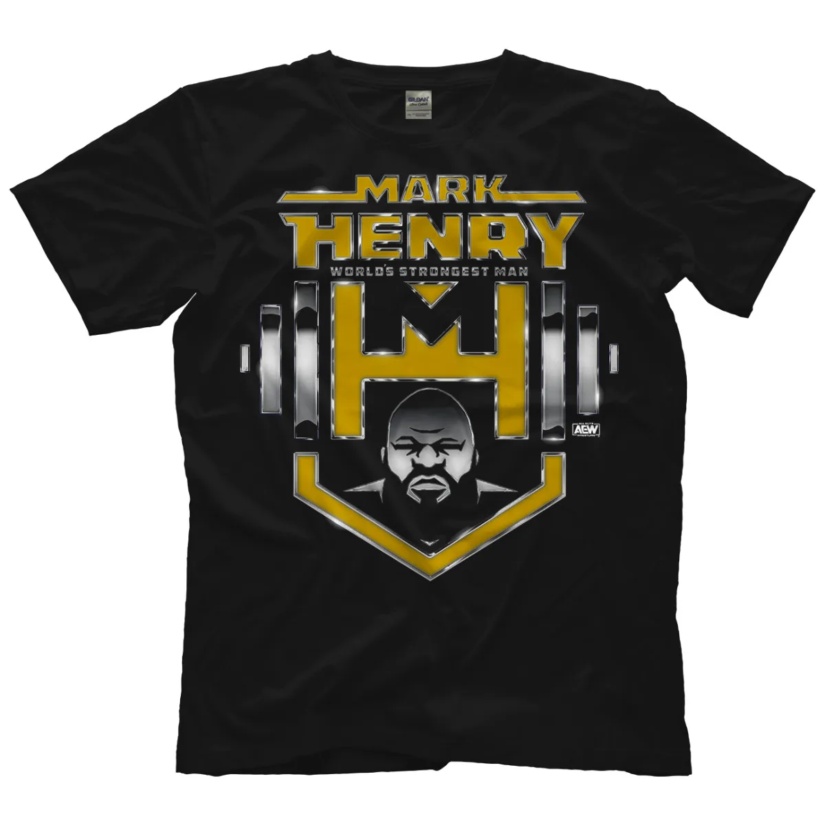 Mark Henry - World's Strongest Man AEW Official T-Shirt