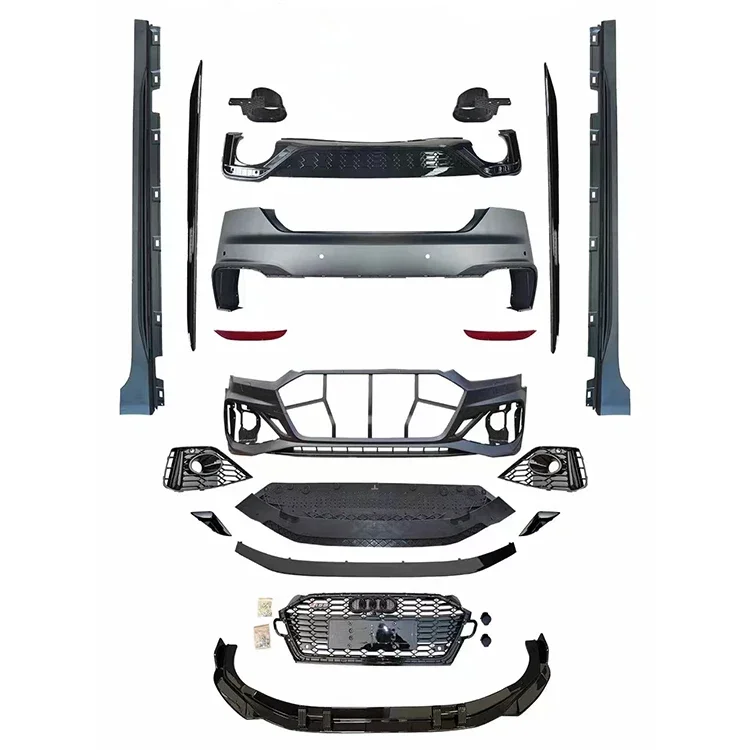 

Hot Sale Auto Parts A5 B9 Full Body Kit Upgrade Use B9.5 Style Front Rear Bumper and Side Skirt for auds A5 B9 2017-2019