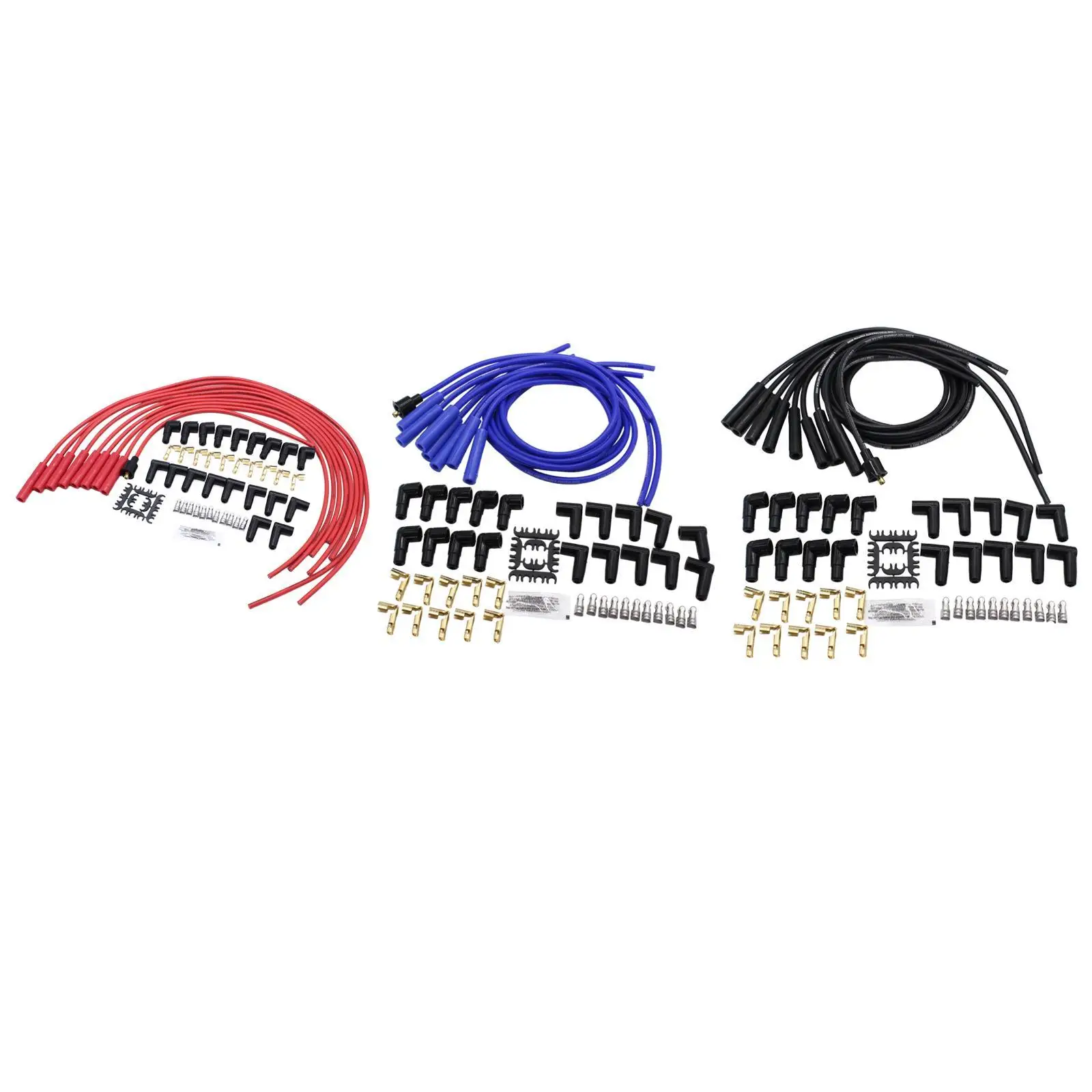 Automotive 4040R Spark Plug Wire Set Silicone Jacket Ignition Cable Kit for Car Spare Parts Replacement Automotive 4040R Spark Plug Wire Set Silicone Jacket Ignition Cable Kit for Car Spare Parts Replacement
