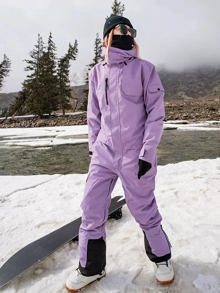 Airpose-traje de esquí de una pieza para hombre y mujer, ropa de trabajo impermeable y transpirable para Snowboard, pantalones, chaqueta de esquí,