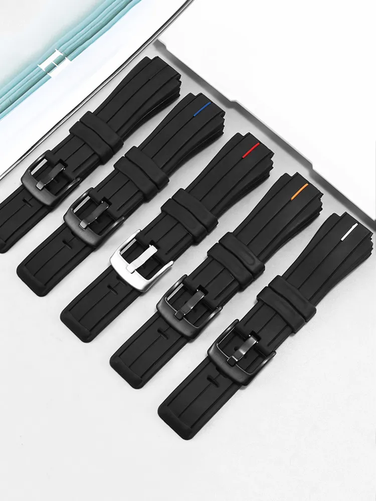 Silicone Watch Strap for Timex Tidal Compass Series T2N720 721 TW2T76300