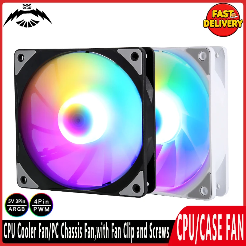 120Mm Rgb Fans Equi… - image