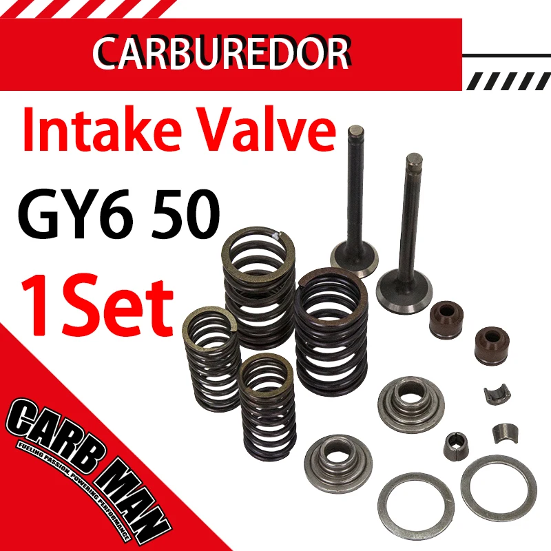 Motorcycle Intake Valve Exhaust Valve Comp Springs Set For Honda GY6 50cc 60cc 80cc 90cc 139QMB 139QMA 4 Stroke Engine Scooter