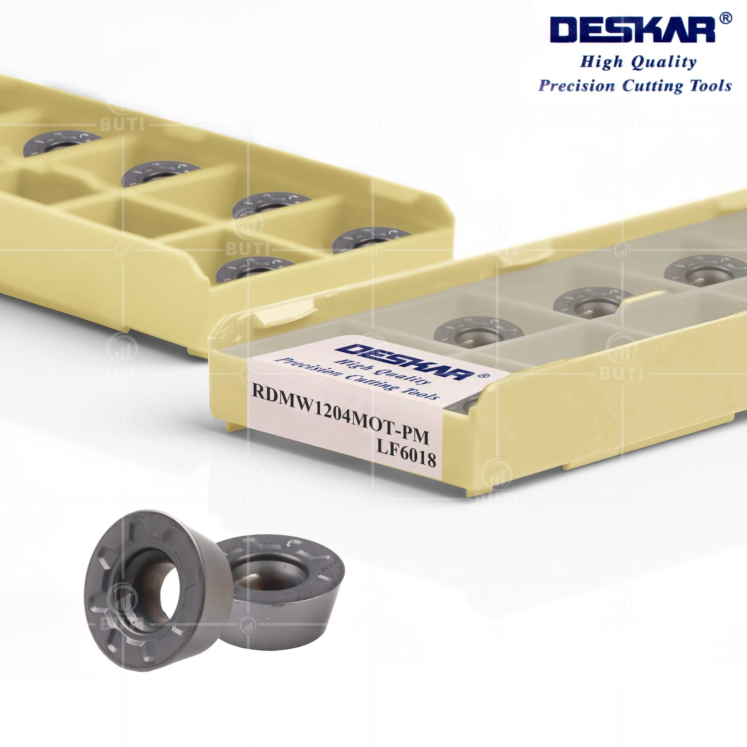 DESKAR 100% Original RDMW1204MOT-PM RDMW1605MOT-PM LF6018 fresa insertos de carburo de corte tornos CNC para acero inoxidable