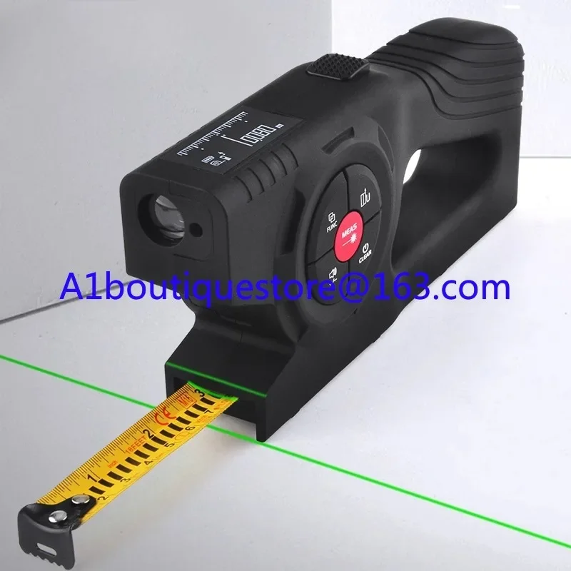 Digital laser rangefinder laser tape measure three-in-one intelligent electronic measuring ruler charging multi-function