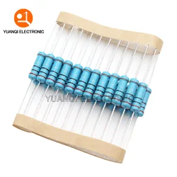 20pcs 2W Metal Film Resistor 1% 1R-2.2M 0.1 0.22 15 150 200 240 300 510 680 1K 1.5K 2.4K 7.5K 10K 33K 220K 330K 680K 1M ohms