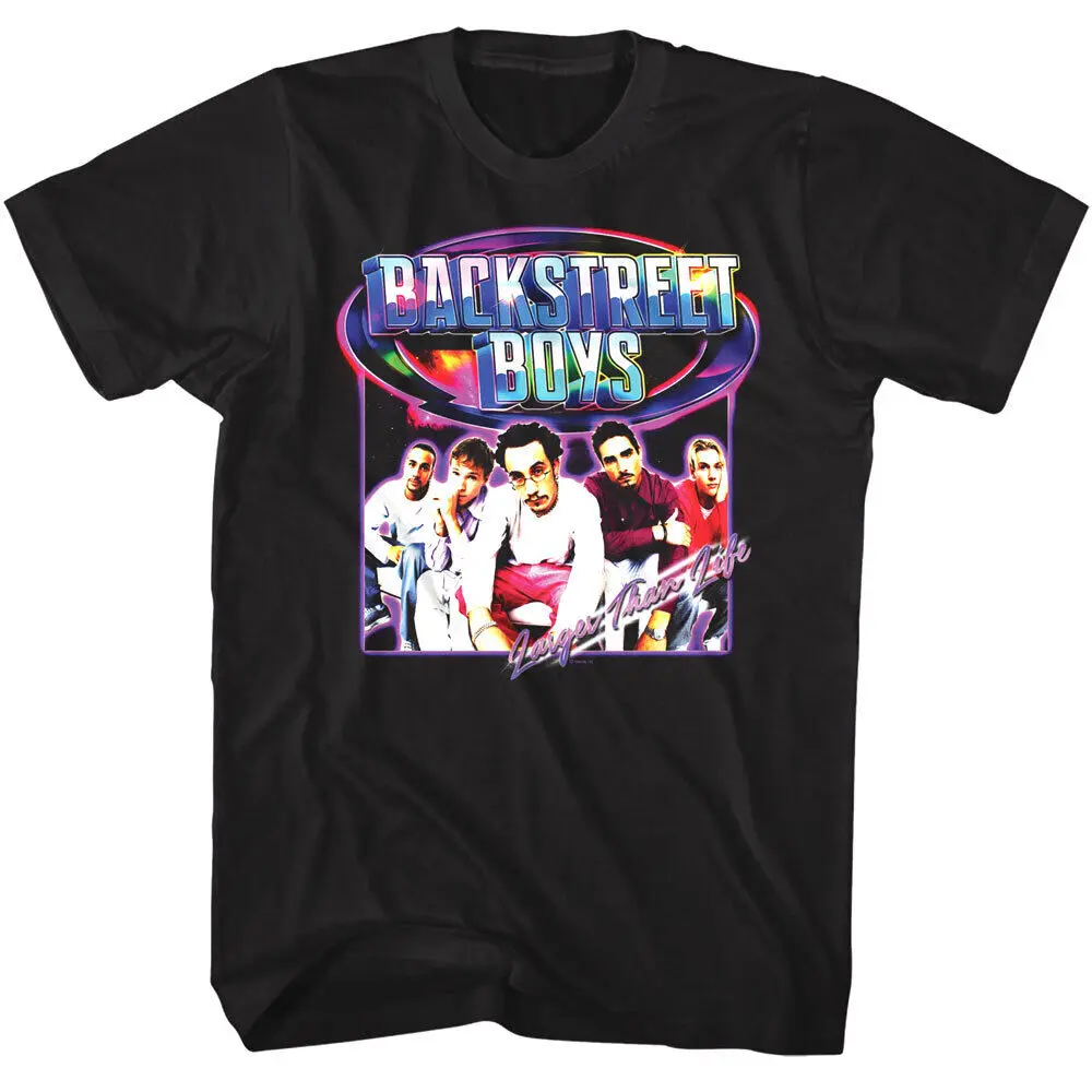 Backstreet Boys Larger Than Life Men's T Shirt 90's Pop Music Boy Band Concert