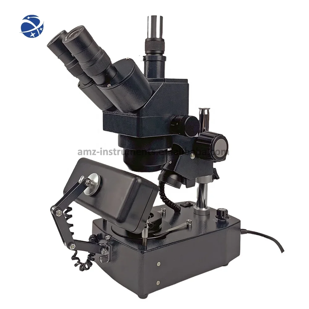 

Yun Yi AST-ZT5 Trinocular Jewelry Gemological Dark Field Microscope For The Examination Of Diamonds And Gemstones Analysis