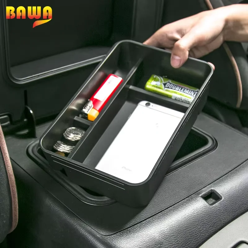 BAWA Car Armrest Storage Box For Nissan Patrol 2017 2018 2019 2020 2021 2022 2023 2024 2025 Car Organizer Accessories #6