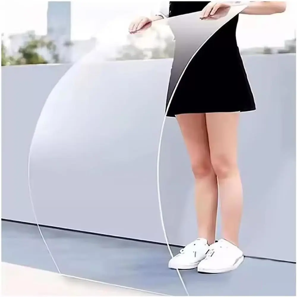 UV-Protected Clear Acrylic Panels for Greenhouses, Sheds, and Carports, Easy to Cut (5.1ft x 9.8ft)