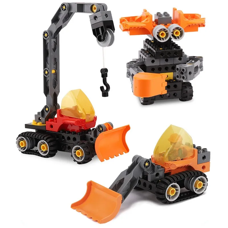 Voertuigvliegtuigmachines Monteer grote bouwsteen Educatief STEM-speelgoed ﻿ 45002 Science Engineering Technology Bricks Set ﻿