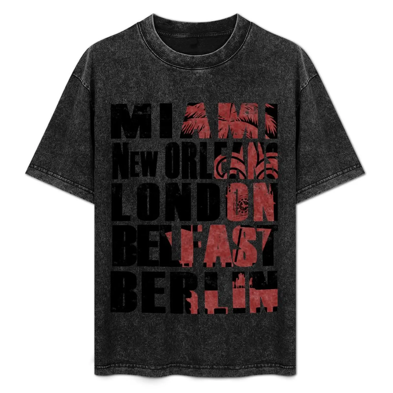 

u2 stay with city names T-Shirt sweat plus size tops customs outfits for men