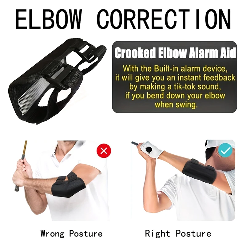 Golf Arm Bending Action Corrector Golf Beginner Posture Training Corrector