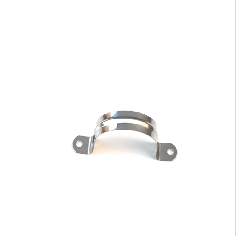 304 Stainless Steel U Shaped Saddle Clamp Rigid Conduit Ring Pipe Strap Clip for Fixing And Supporting