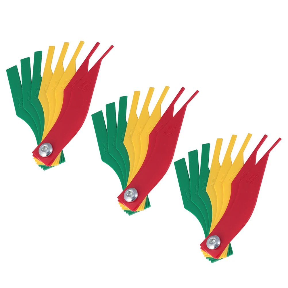 

3pcs Pad Measuring Tool Brake Gauge Measure Tool Gauge Thickness Scale Automotive Precision Drum Pads Inspection Set