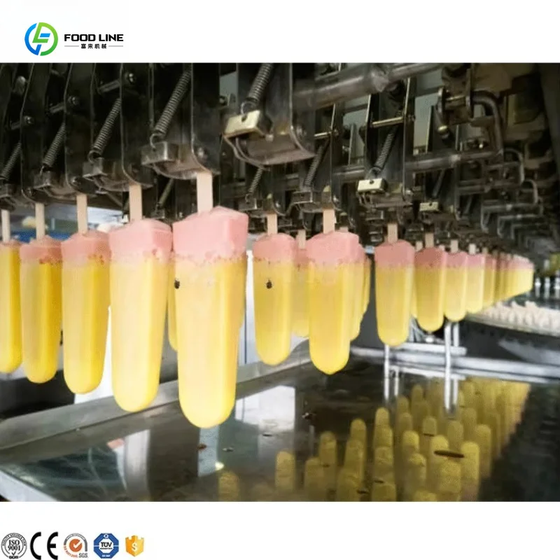 Complete Ice Cream Popsicle Production Line Multi-Functional Full Set Ice Cream Manufacturing Machinery