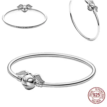 迪士尼波特哈利系列串珠手鍊吊墜,925純銀材質,女士款,原廠925銀,DIY飾品禮物 8 最佳銷售 潘朵拉哈利波特 - №5