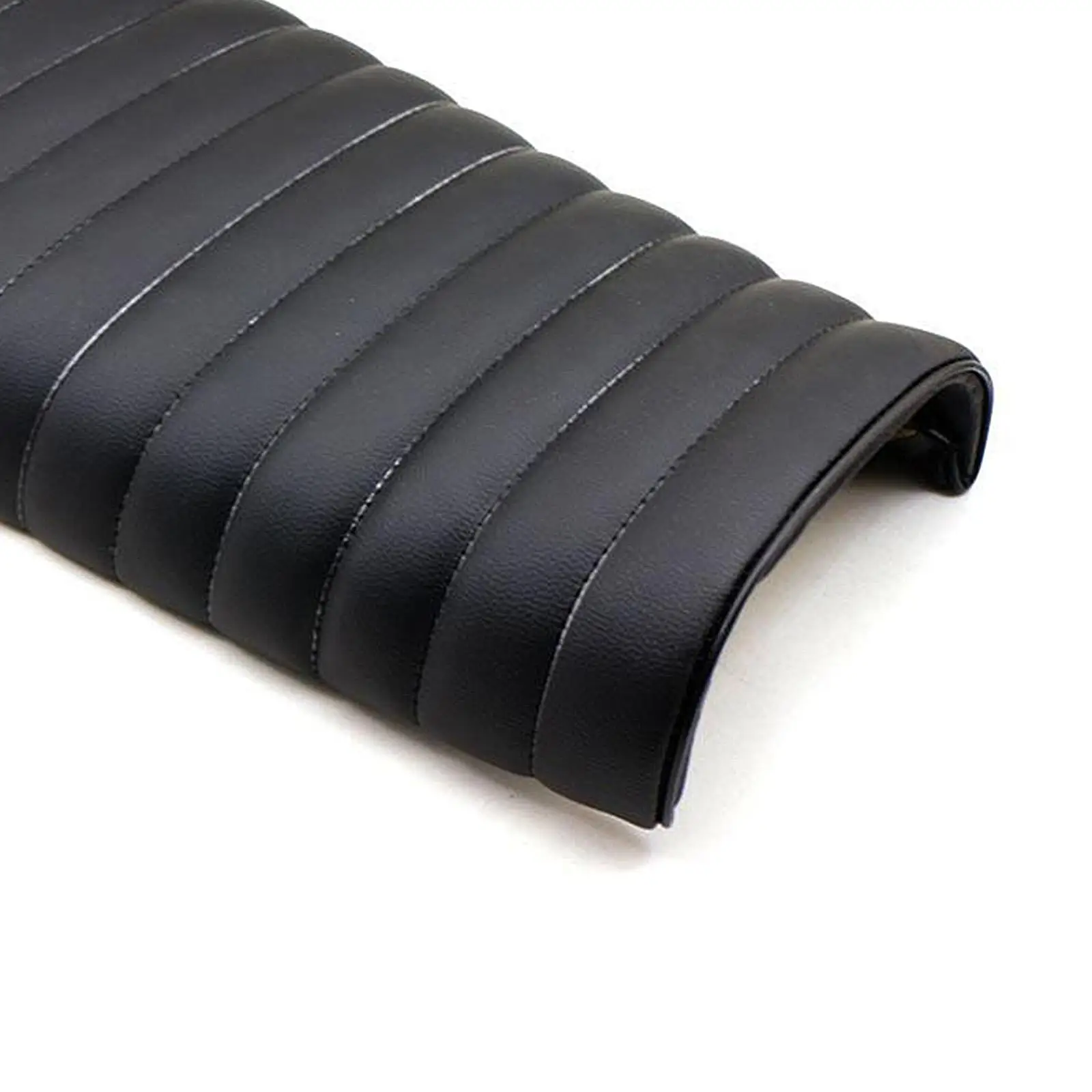 Motorcycle Seat Cushion Retro Pressure Relief Durable Artificial Leather Chopper Bench Saddle for Custom Bike