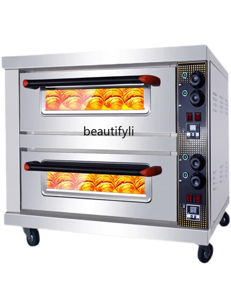 E132 Commercial Large Capacity Cake Baking Pizza Electric Oven One Or Three Layers Multifunctional