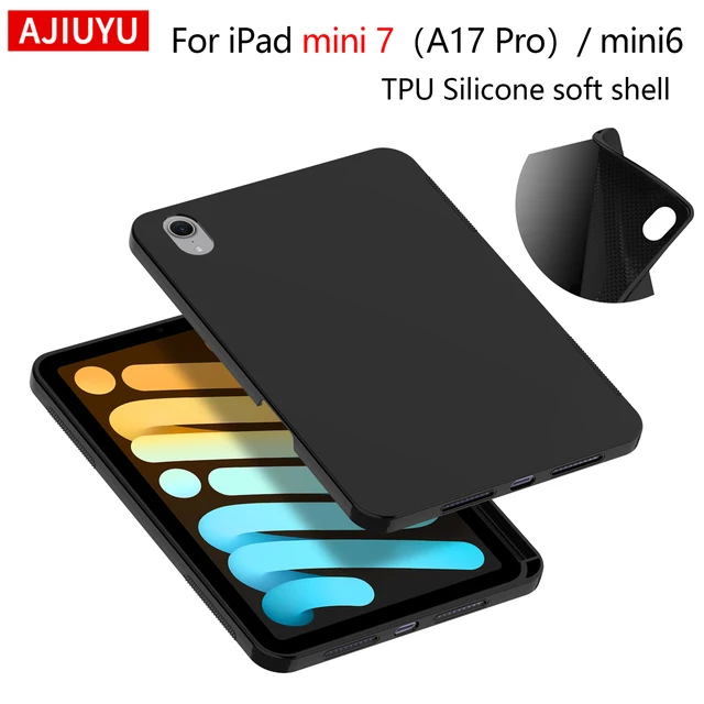 Miękkie etui na iPada mini (A17 Pro) 2024 Mini7 Silicon TPU Shell na iPada mini 7th Gen Mini 7 6 mini6 8.3" Tablet Back Cover case