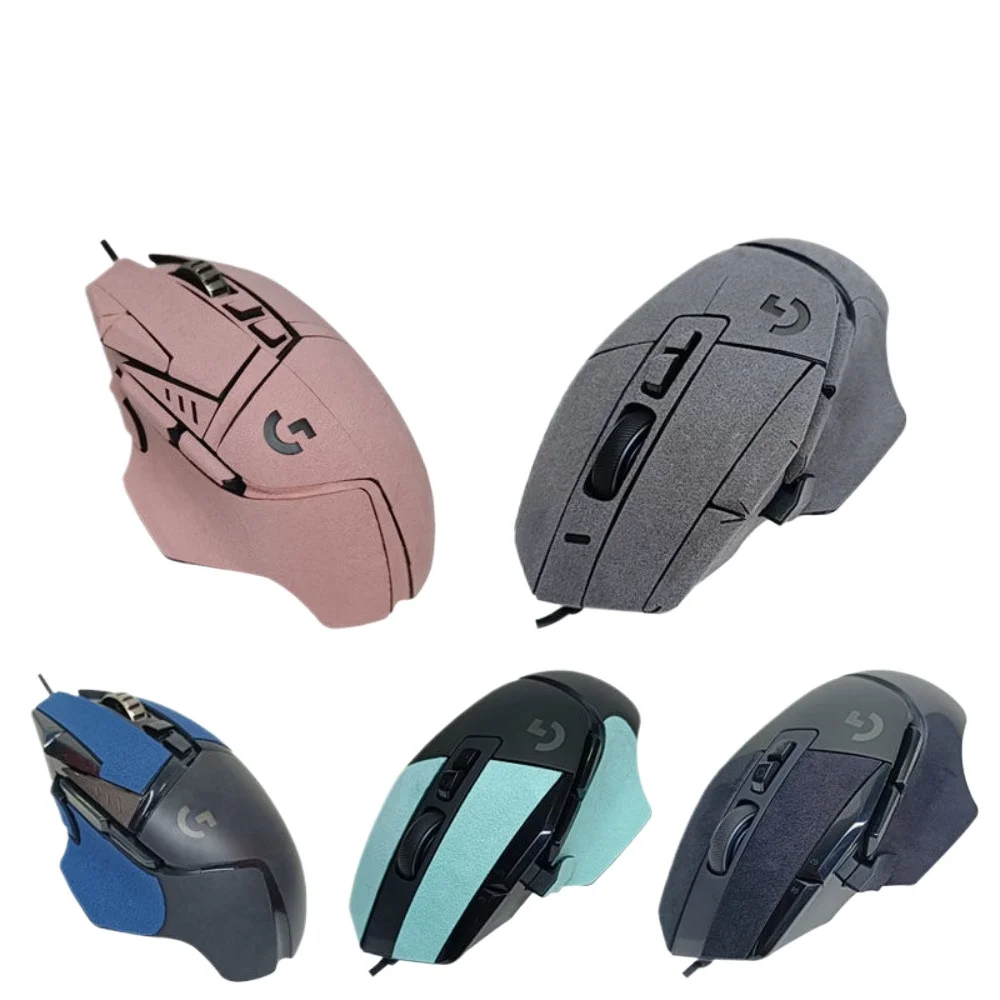 2 Sets DIY G502 RGB/Hero Wired Wireless Version Mouse Sticker XPlus Microfiber Suede Sweatproof And Anti Slip Sticker