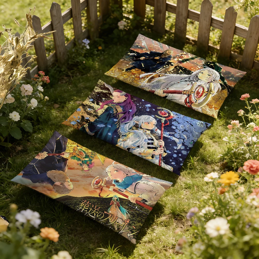 F-frieren anime cushion cover Rectangle Pillow Cover Home Sofa living Room Dorm bedside hogar Pillowcase party gift