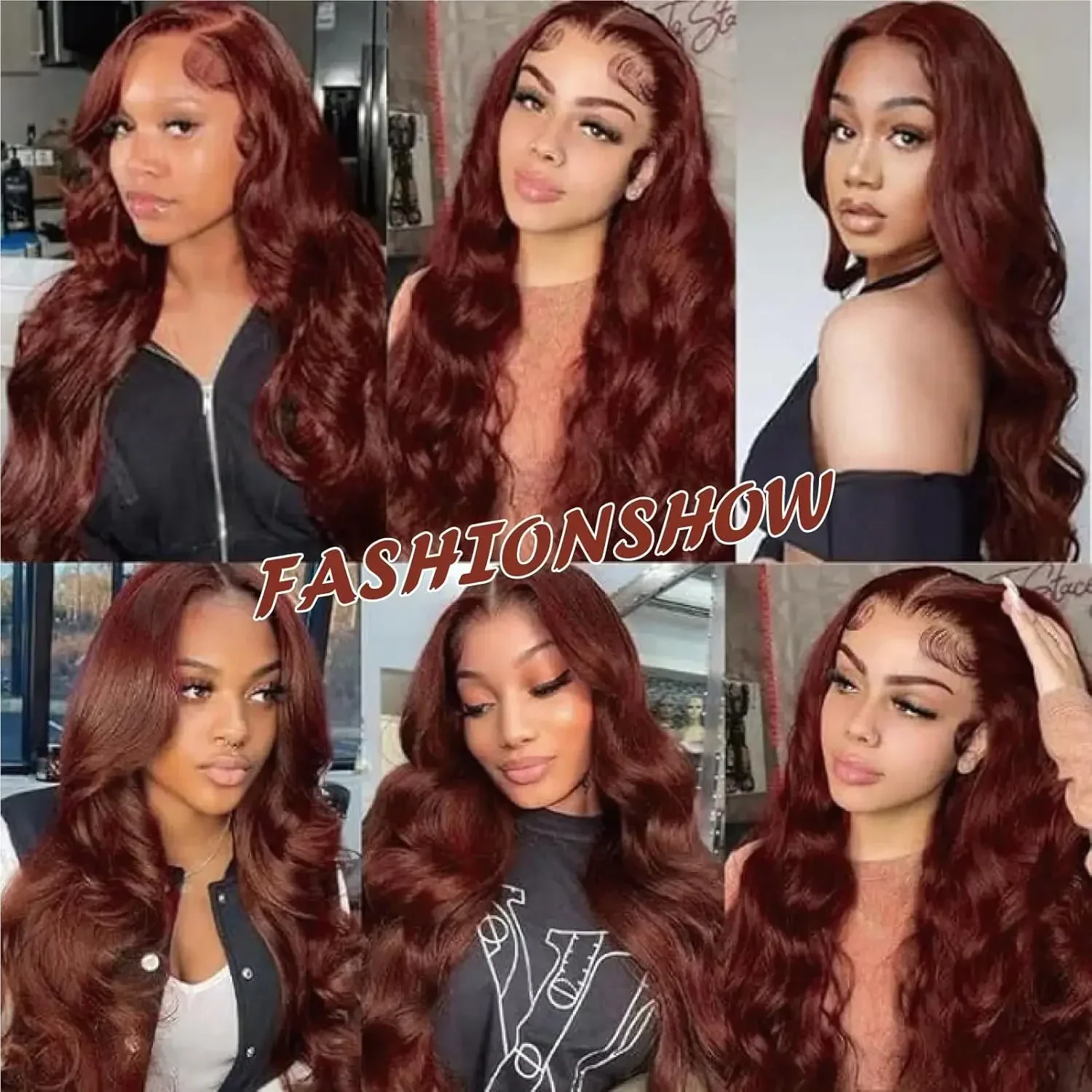 Рисунок 5 - Красновато-коричневый парик с объемной волной