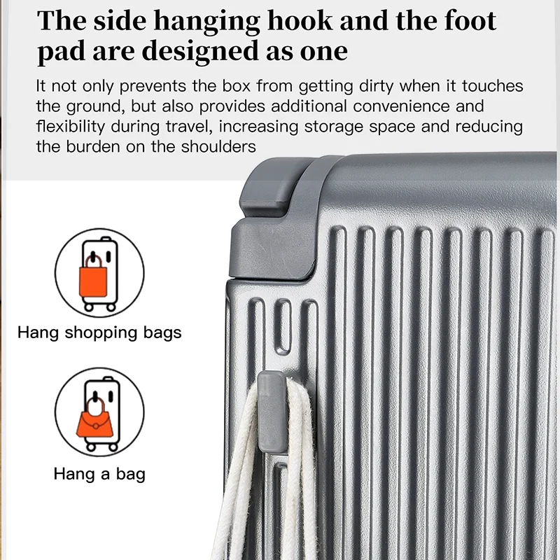 LEE Bagaglio a rotelle con cerniera di grande capacità con manico largo e sistema a 5 ruote - Ideale per i viaggi internazionali